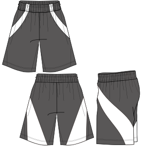 Moldes de confeccion para Short Futbol 9710